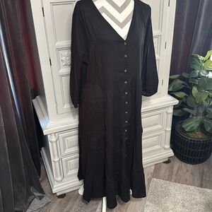 Black Long Sonoma Dress - Size XXL